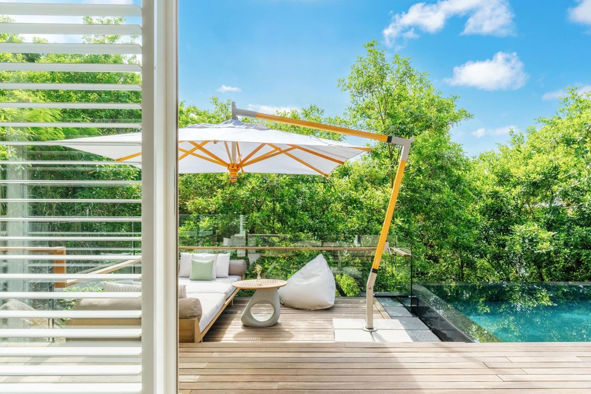 ホテル Cheval Blanc Seychelles タカマカ エクステリア 写真