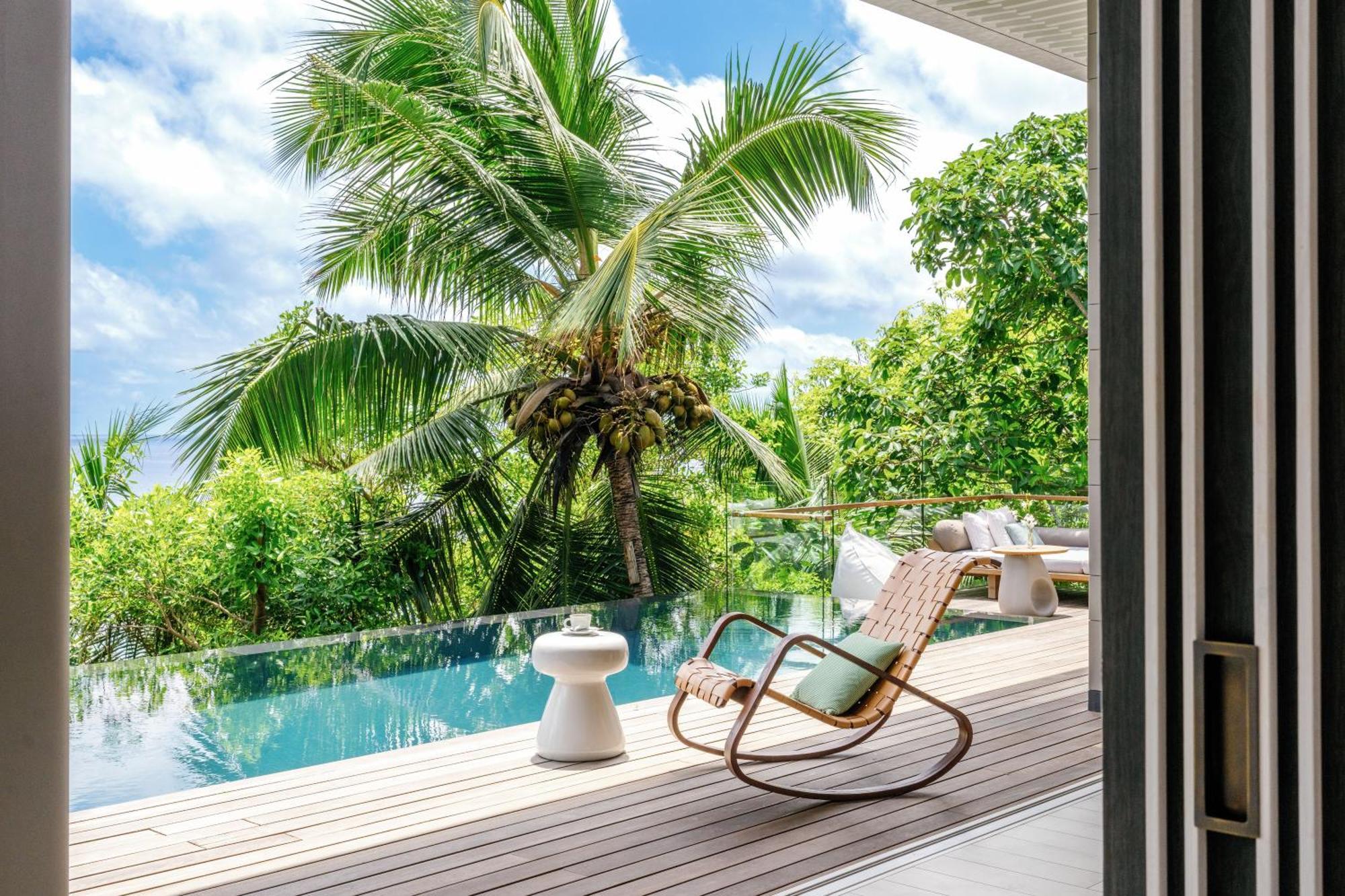 ホテル Cheval Blanc Seychelles タカマカ エクステリア 写真