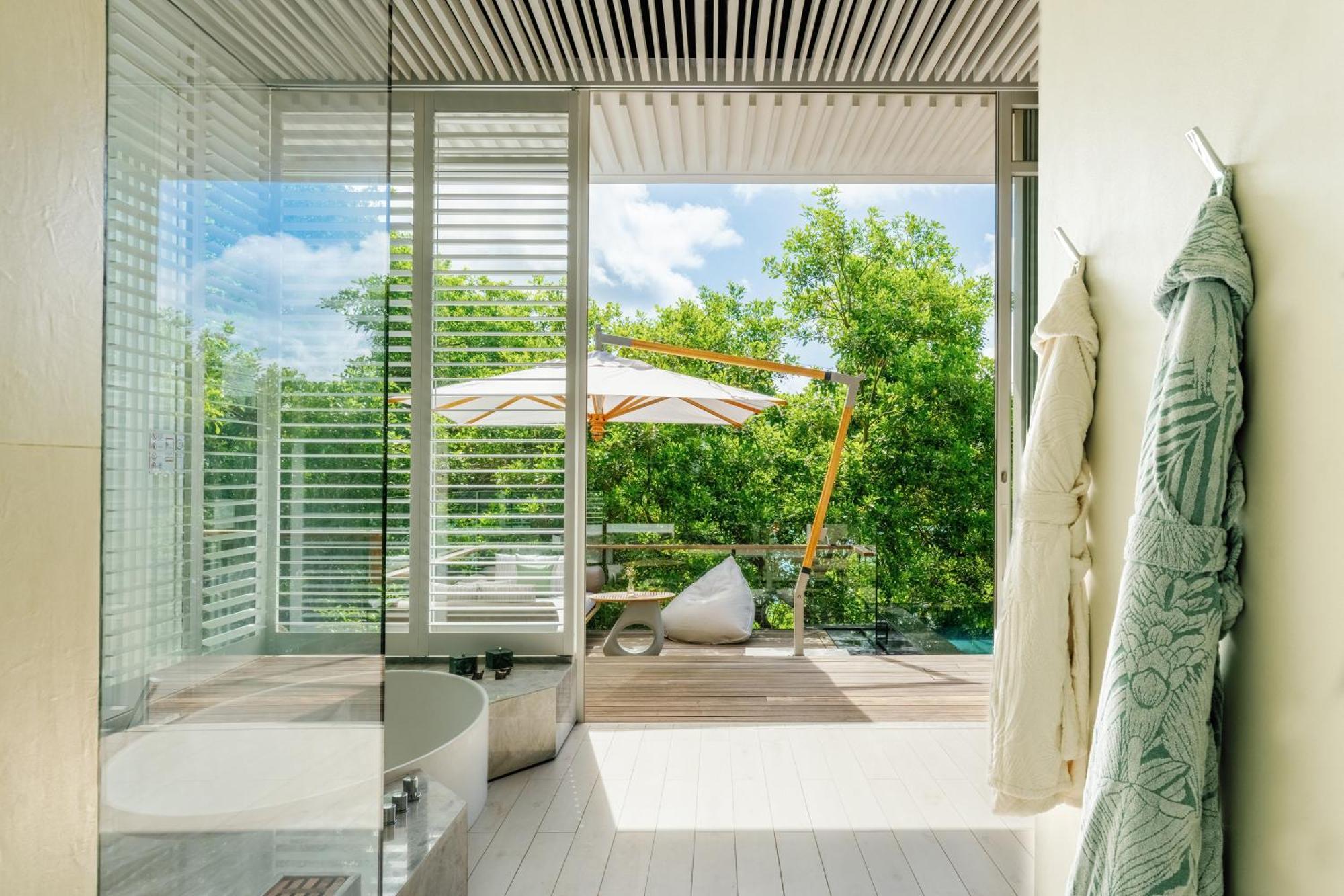 ホテル Cheval Blanc Seychelles タカマカ エクステリア 写真
